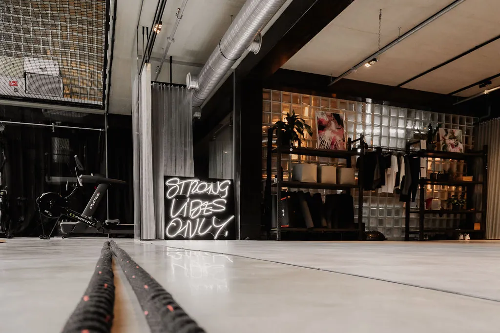 Eingangsbereich des Train & Thrive Studios